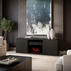 Laurel Espresso Creek 78 Fireplace - Ornate Home
