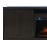 Laurel Espresso Creek 78 Fireplace - Ornate Home