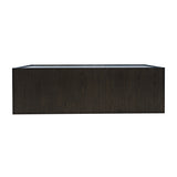 Laurel Espresso Creek Castered Block Cocktail Table - Ornate Home