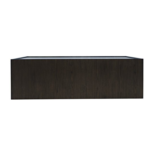 Laurel Espresso Creek Castered Block Cocktail Table - Ornate Home