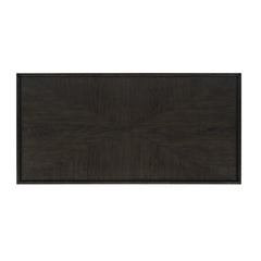 Laurel Espresso Creek Castered Block Cocktail Table - Ornate Home