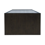 Laurel Espresso Creek Castered Block Cocktail Table - Ornate Home