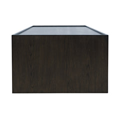 Laurel Espresso Creek Castered Block Cocktail Table - Ornate Home
