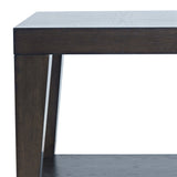 Laurel Espresso Creek Castered Leg End Table - Ornate Home