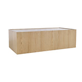 Laurel Natural Creek Castered Block Cocktail Table - Ornate Home