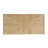 Laurel Natural Creek Castered Block Cocktail Table - Ornate Home