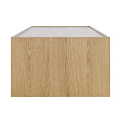 Laurel Natural Creek Castered Block Cocktail Table - Ornate Home