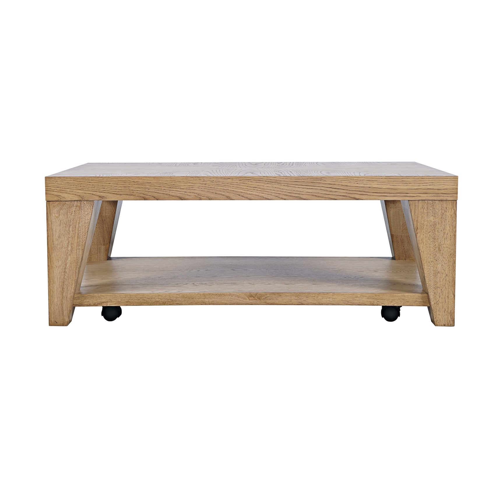 Laurel Natural Creek Castered Leg Cocktail Table - Ornate Home