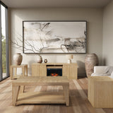 Laurel Natural Creek Castered Leg Cocktail Table - Ornate Home