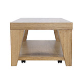 Laurel Natural Creek Castered Leg Cocktail Table - Ornate Home