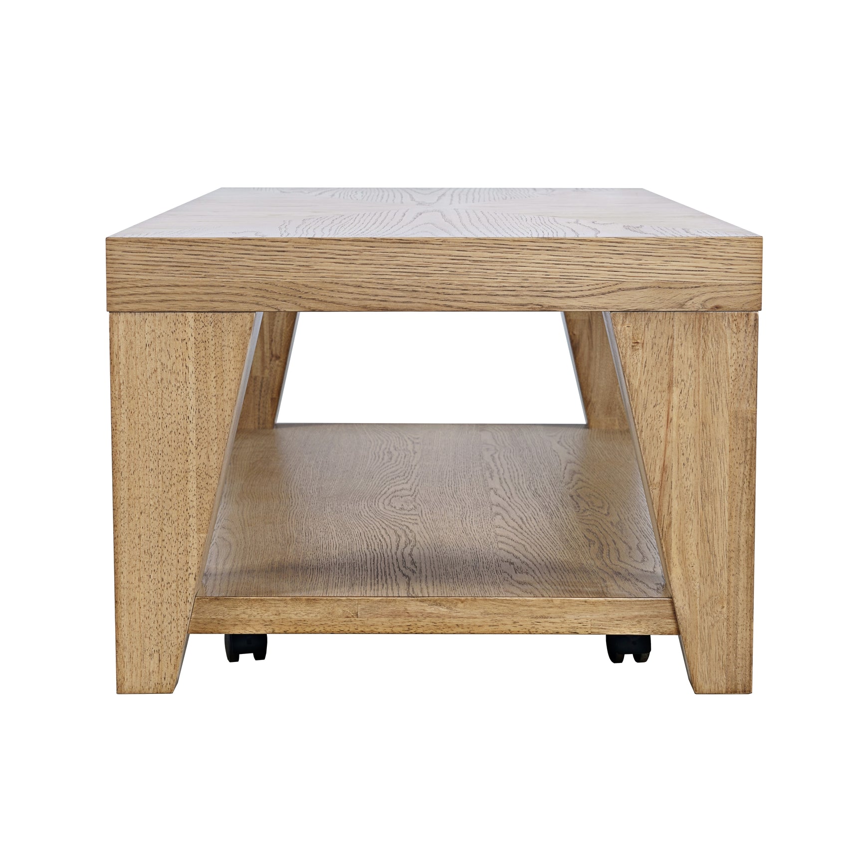 Laurel Natural Creek Castered Leg Cocktail Table - Ornate Home