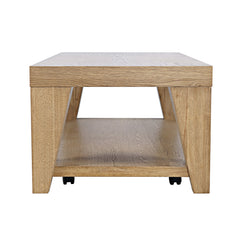 Laurel Natural Creek Castered Leg Cocktail Table - Ornate Home