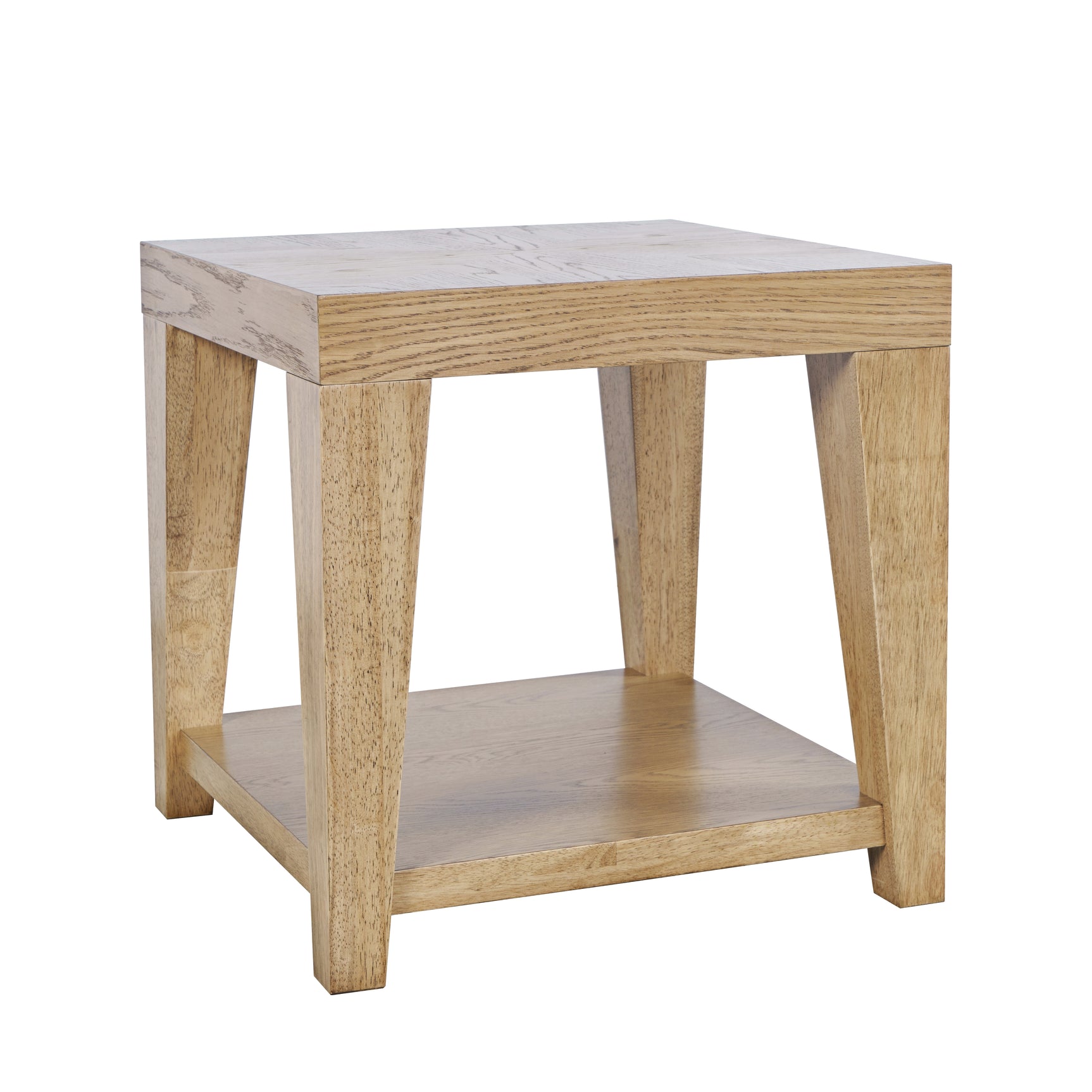 Laurel Natural Creek Castered Leg End Table - Ornate Home