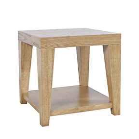 Laurel Natural Creek Castered Leg End Table - Ornate Home