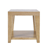 Laurel Natural Creek Castered Leg End Table - Ornate Home