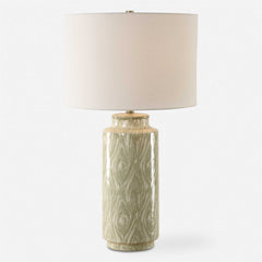 Laurel Sage Ceramic Table Lamp - Ornate Home