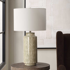 Laurel Sage Ceramic Table Lamp - Ornate Home