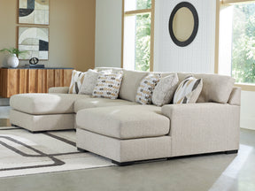 Laurelgrove Pebble 3-Piece Double Chaise Sectional (Online Special Price) - Ornate Home