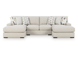Laurelgrove Pebble 3-Piece Double Chaise Sectional (Online Special Price) - Ornate Home