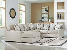Laurelgrove Pebble 4-Piece Sectional with Left Chaise (Online Special Price) - Ornate Home