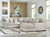 Laurelgrove Pebble 4-Piece Sectional with Right Chaise - Ornate Home