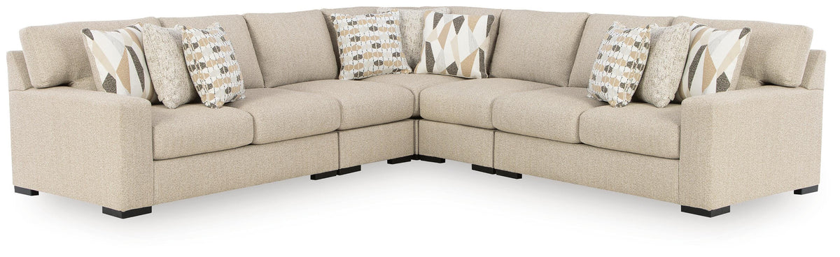 Laurelgrove Pebble 5-Piece Sectional - Ornate Home