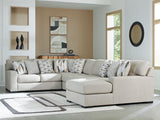 Laurelgrove Pebble 5-Piece Sectional with Right Chaise - Ornate Home