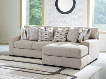 Laurelgrove Pebble RAF 2-Piece Sectional Sofa Chaise - Ornate Home