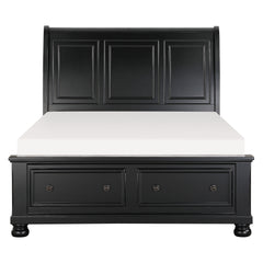 Laurelin Antique Dark Bronze/Black 4-piece Queen Bedroom Set - Ornate Home