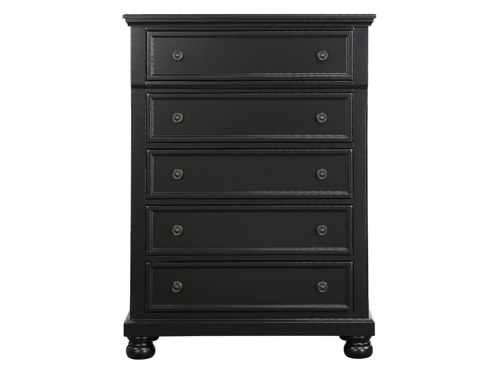 Laurelin Black Chest - Ornate Home