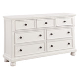 Laurelin White Dresser w/ Hidden Jewelry Tray - Ornate Home