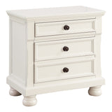 Laurelin White Nightstand - Ornate Home