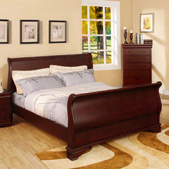 Laurelle Cherry Twin Bed - Ornate Home