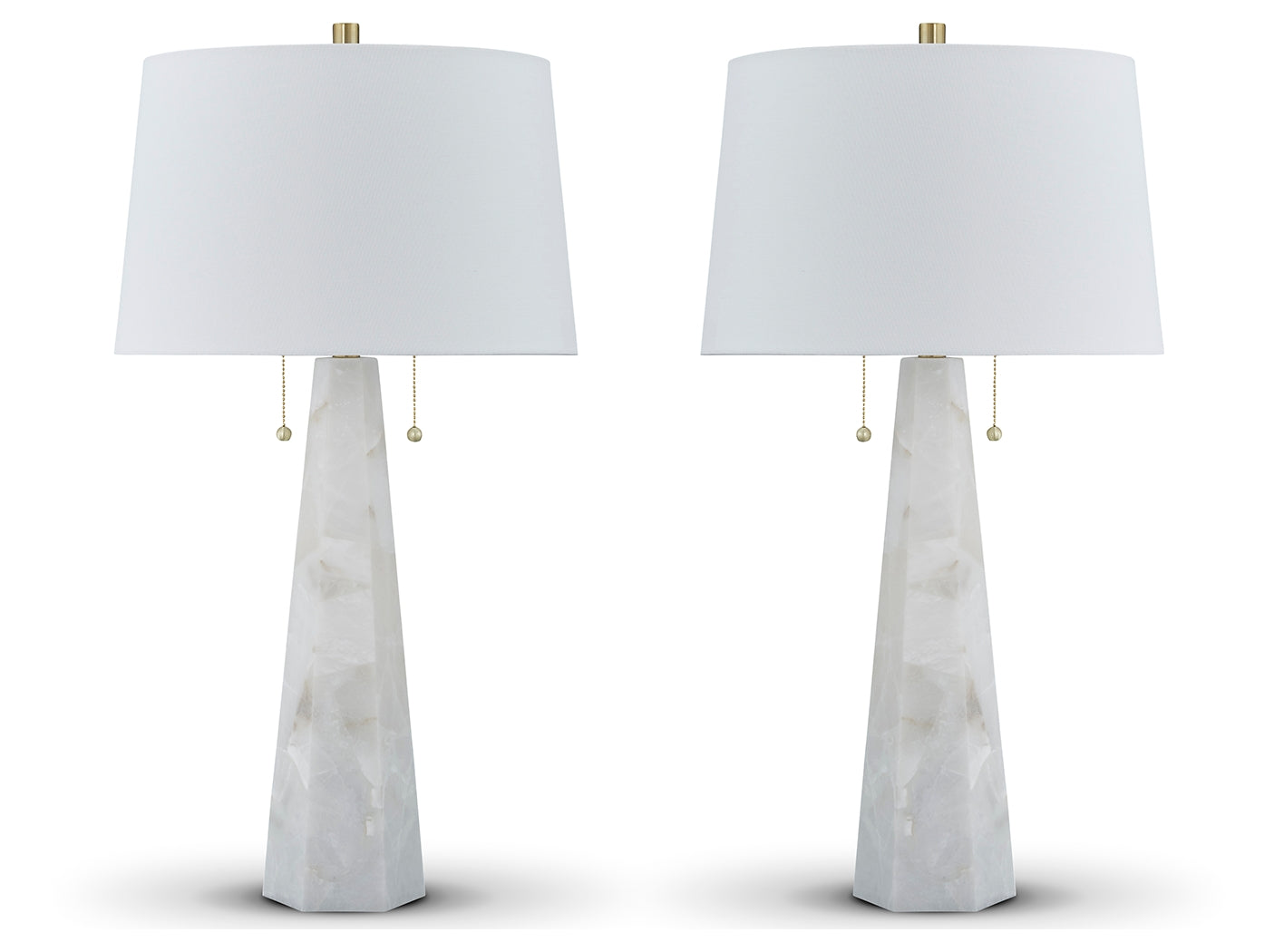 Laurellen White 2-Piece Lamp Set (Online Special Price) - Ornate Home
