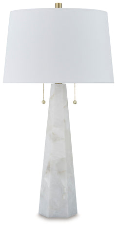 Laurellen White Table Lamp - Ornate Home