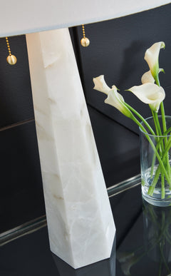 Laurellen White Table Lamp - Ornate Home