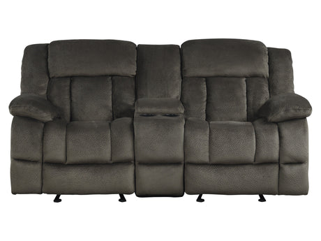 Laurelton Brown Double Glider Reclining Loveseat - Ornate Home