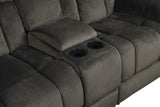 Laurelton Brown Double Glider Reclining Loveseat - Ornate Home
