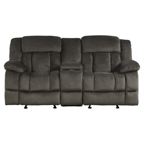 Laurelton Brown Double Glider Reclining Loveseat - Ornate Home