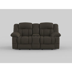 Laurelton Brown Double Glider Reclining Loveseat - Ornate Home