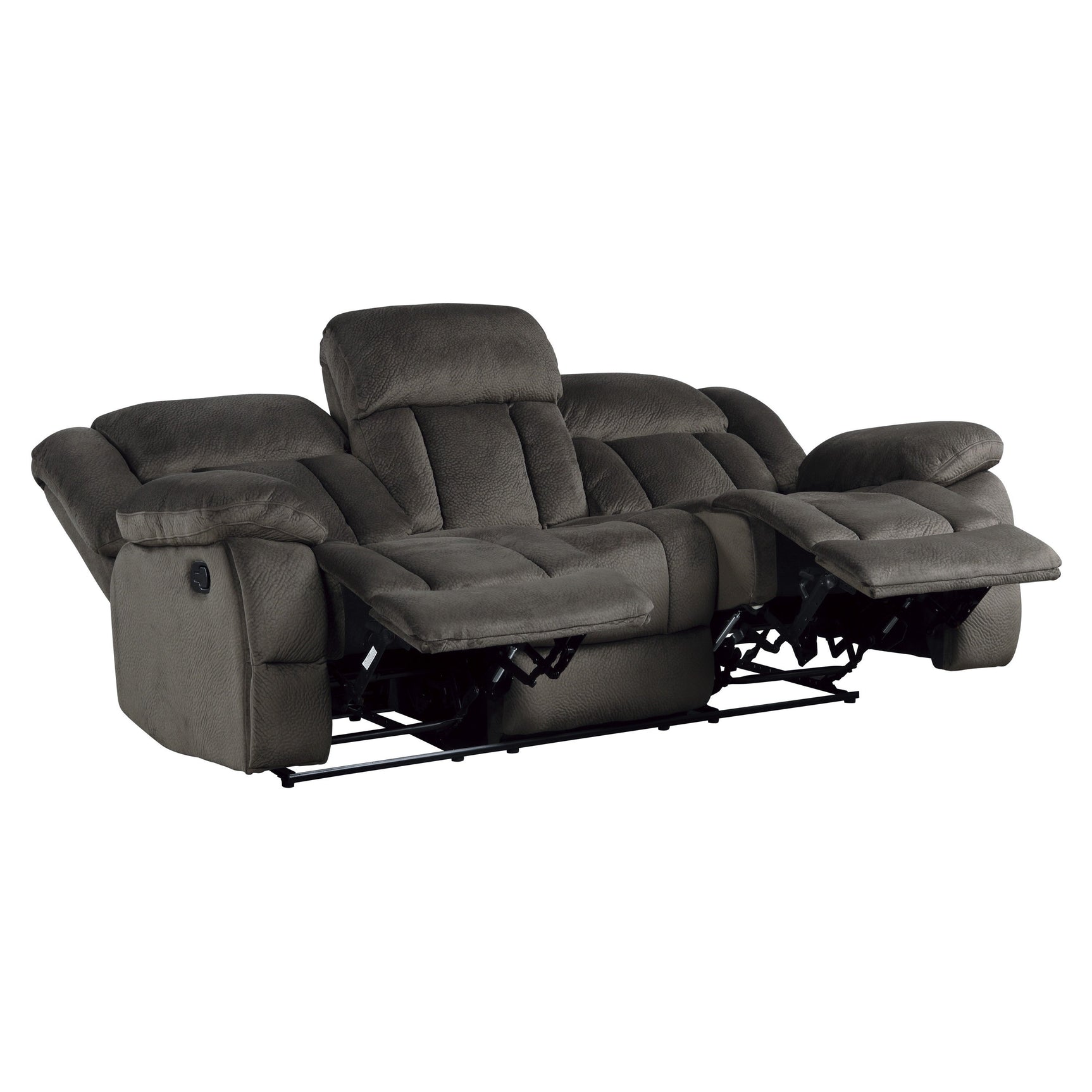 Laurelton Brown Double Reclining Sofa - Ornate Home