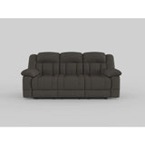 Laurelton Brown Double Reclining Sofa - Ornate Home