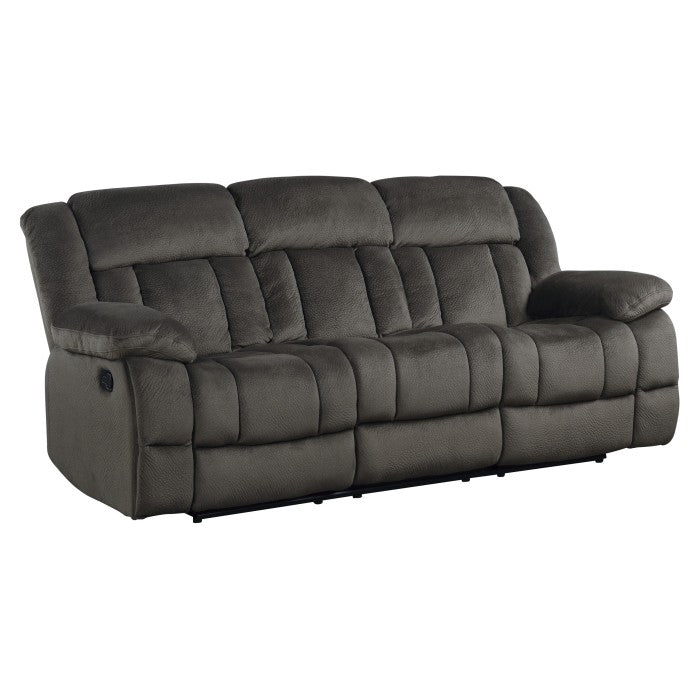 Laurelton Brown Double Reclining Sofa - Ornate Home