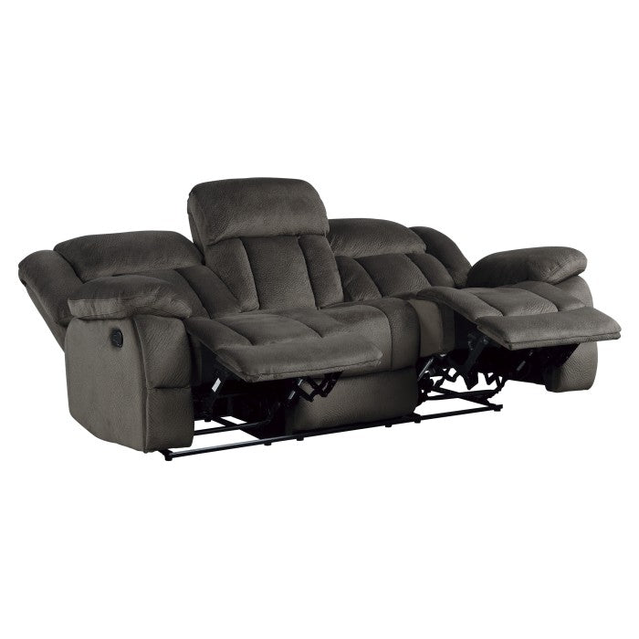 Laurelton Brown Double Reclining Sofa - Ornate Home