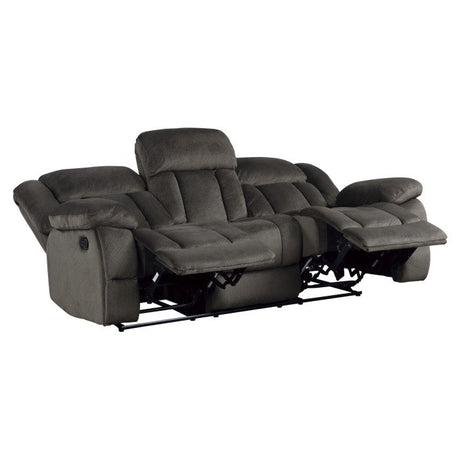 Laurelton Brown Double Reclining Sofa - Ornate Home