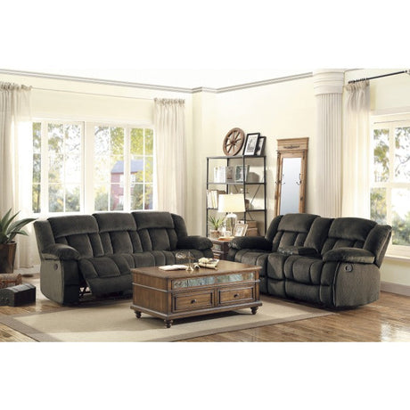 Laurelton Brown Double Reclining Sofa - Ornate Home