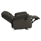 Laurelton Brown Glider Reclining Chair - Ornate Home