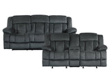 Laurelton Charcoal Sofa & Loveseat - Ornate Home