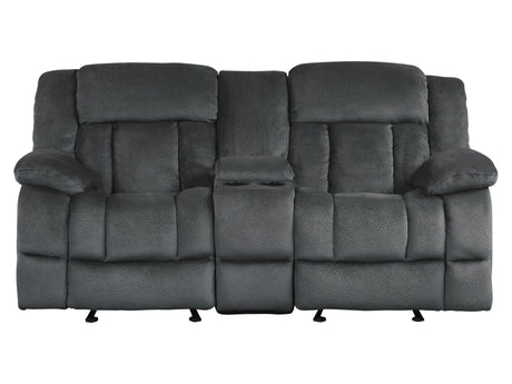 Laurelton Gray Double Glider Reclining Loveseat - Ornate Home