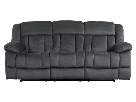 Laurelton Gray Double Reclining Sofa - Ornate Home